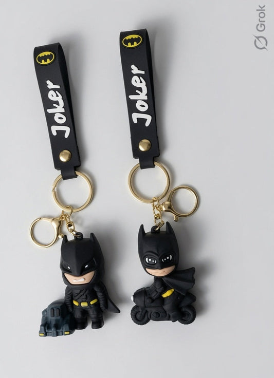 Batman rubber keychain mix design