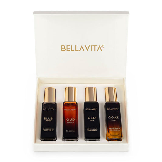 Bellavita Luxury Perfume Gift Set for Men 4x20ml
