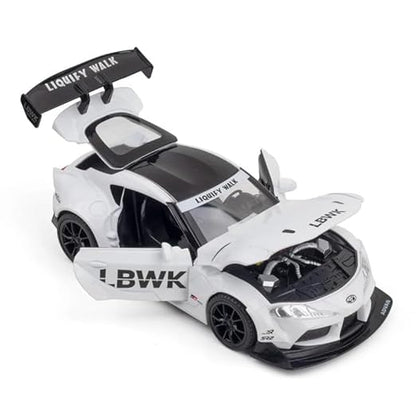 Toyota Supra GR LBWK 1:24 . White