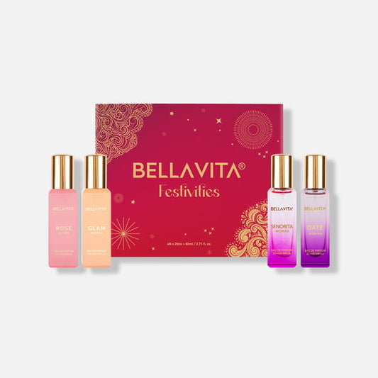 Bellavita Luxury Perfume Gift Set For Women 4 x 20ml