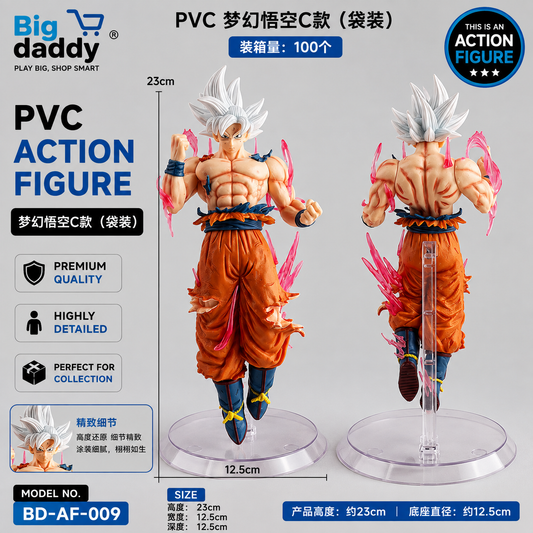 Ultra Instinct Son Goku white hair figure
