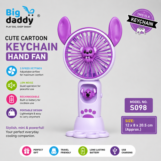 Stitch fancy table and hand fan