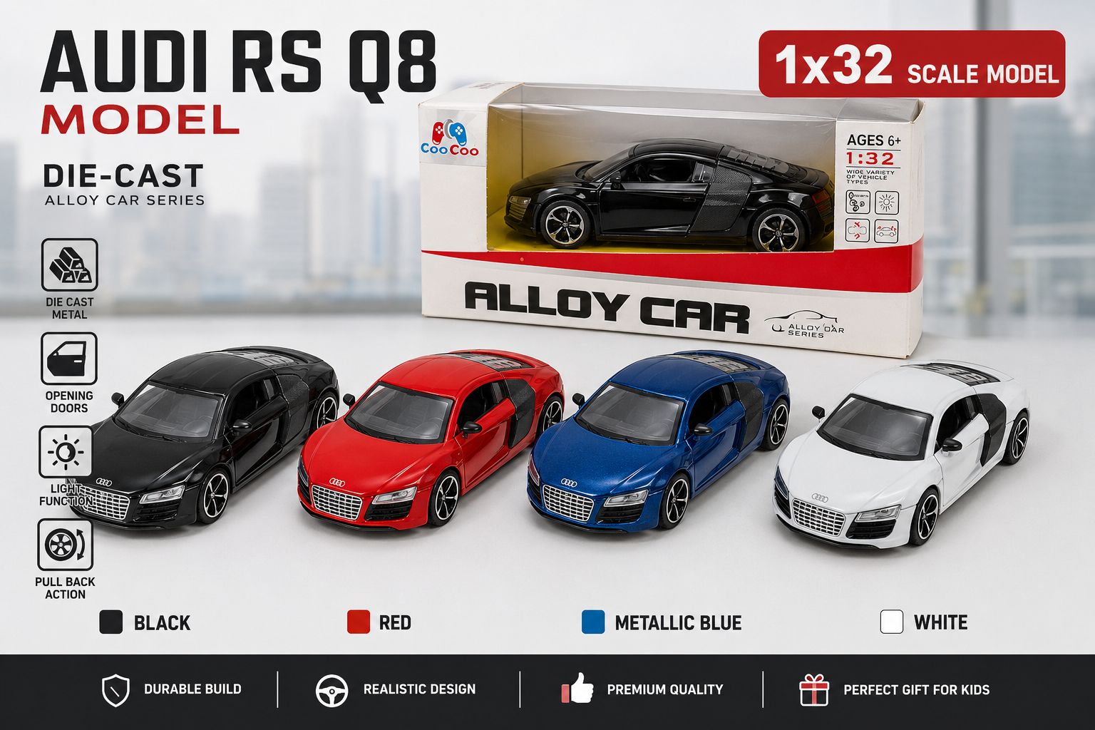 Audi RS8 1:32