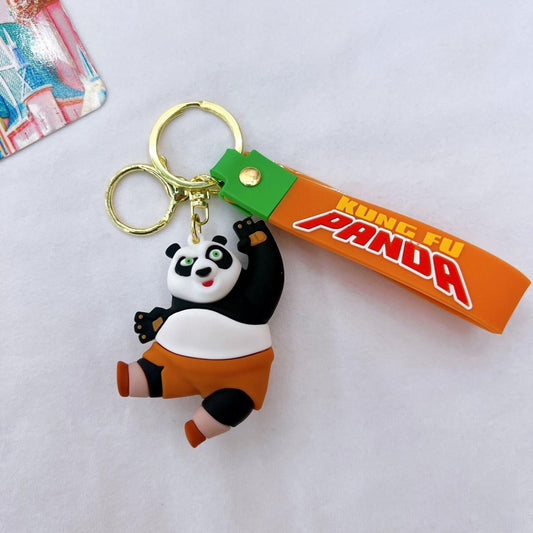 Kung Fu Panda rubber keychain