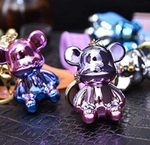 Ribbon Teddy Keyring