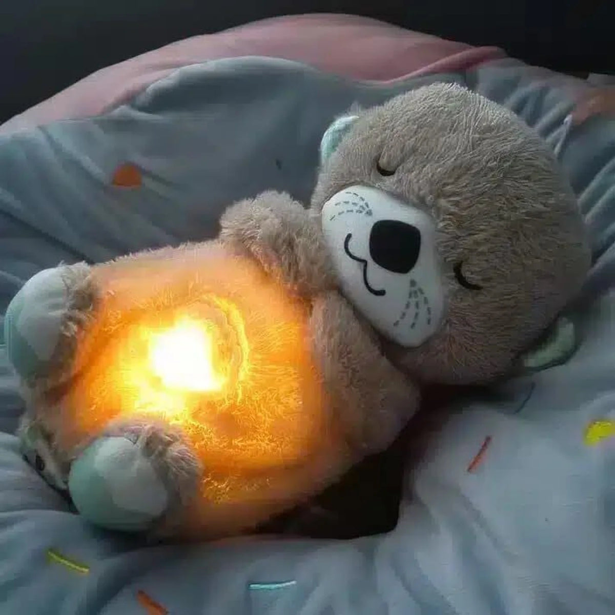 Breathing Teddy Night Light — Silicone LED